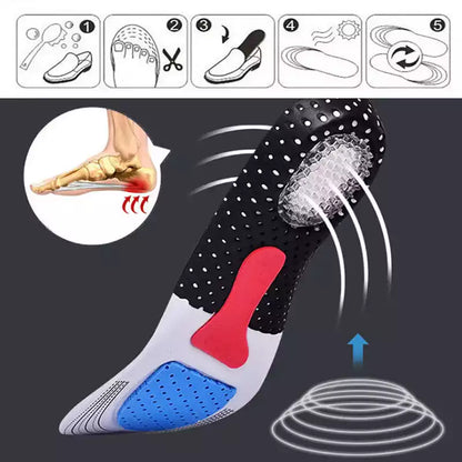 Increíblemente Efectiva Plantilla en Forma de Panal Ayuda a Eliminar el Dolor en los Pies de Forma Natural