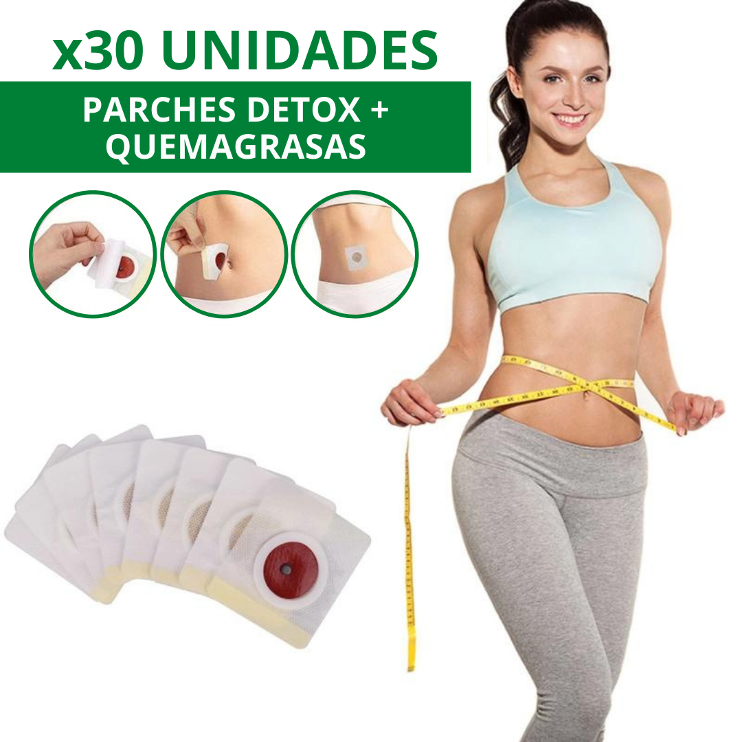 PARCHES DETOX + ACELERADOR DE METABOLISMO CON FÓRMULA NATURAL  - FITYOU™️