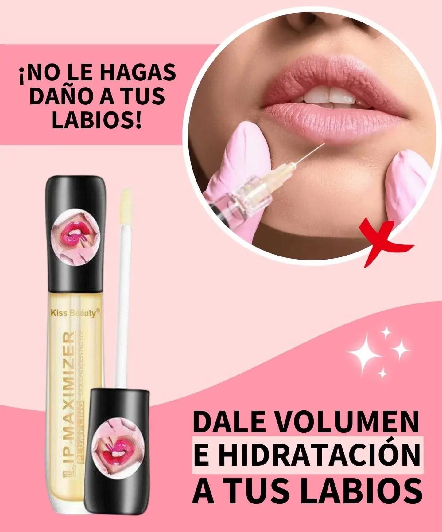 Natural GlossUP™ Voluminizador de lábios  - X2 Unidades