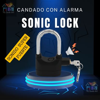 CANDADO CON ALARMA SONIC LOCK