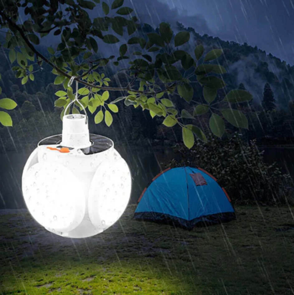 Lampara Camping SOLAR LED Plegable