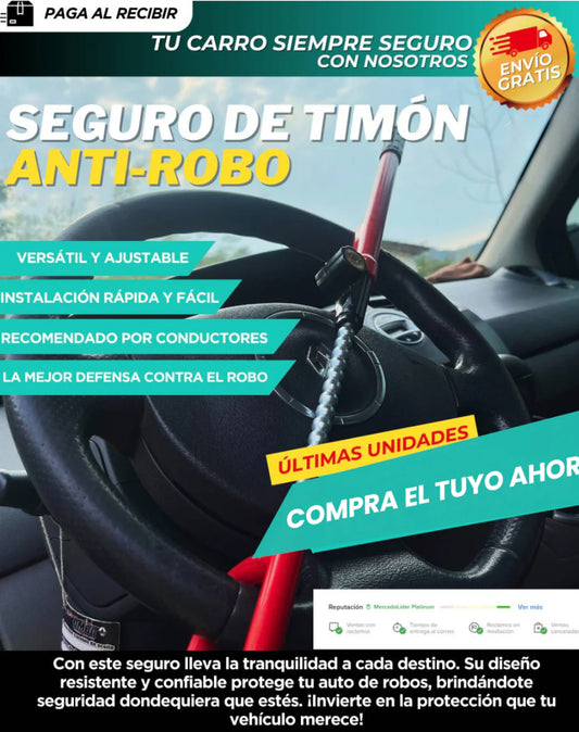 SEGURO DE TIMON PARA CARROS