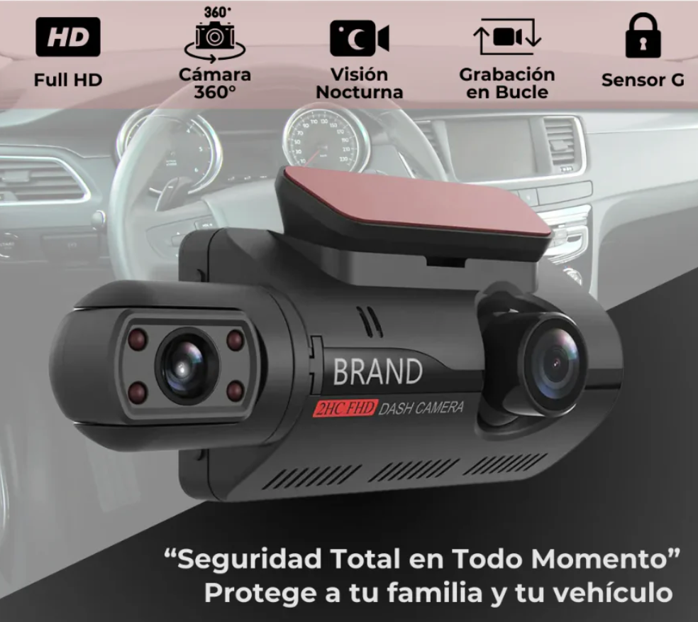 Dash Cam Pro 2.0 - Cámara de seguridad del coche