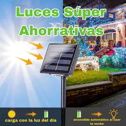 🌟🎄GUIRNALDA SOLAR MULTICOLOR (20 Metros) | Envío Gratis🎄🌟