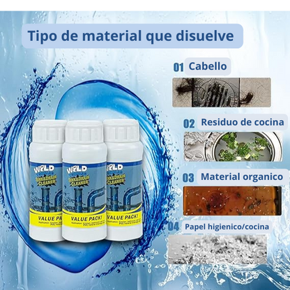 Wild Tornado  ® POLVO DESTAPA TUBERIAS